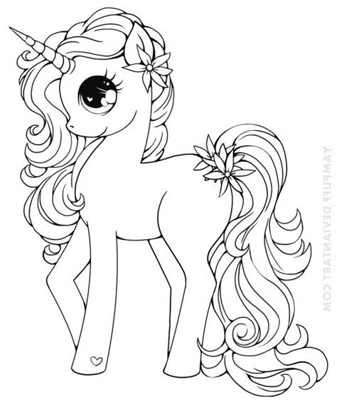 Schöne malvorlagen mit einhörnern für mädchen. Ausmalbilder Einhorn zum Ausdrucken & Einhorn-Königreich
