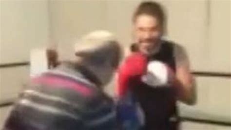 Bad Grandpa Teaches Young Boxer A Lesson In The Ring