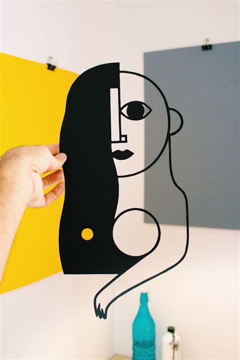 Cubist-Inspired Paper Cutouts Are Effortlessly Cut From a Single Sheet ...