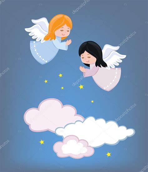 Image Of Angels Flying In The Sky Cute Little Angels Flying In The
