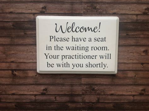 Please Have A Seat Waiting Room Practitioner Will Be With Etsy