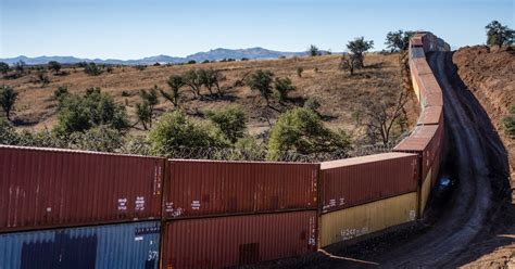 Feds Sue Against Arizona Over Border Wall Made Of Shipping Containers