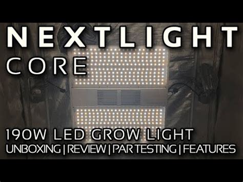 The mega covers a 5 ft x 5 ft flower footprint and a 7. NextLight Core LED Grow Light Unboxing and Full Review ...