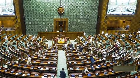 Lok Sabha Adjourned Till Noon Speaker Warns Opposition Mps Against Placards In House