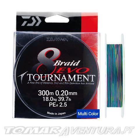 Daiwa Tournament Braid Evo Multi Color M Tomaraventura