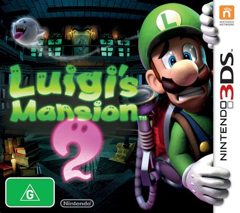 Luigis Mansion 2 Dark Moon Nintendo 3ds Box Art