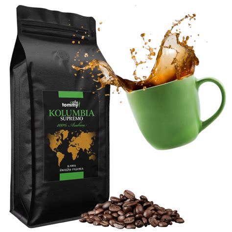 Kawa Ziarnista Kg Kolumbia Supremo Arabica Wie O Palona Tommy