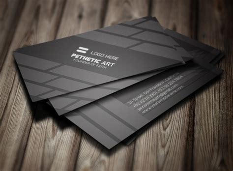 4 colorful flavor business card. Free Creative Black Business Card Template PSD - TitanUI