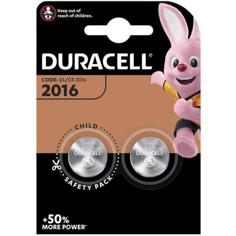 Duracell Dl2016 Battery 2 Pack