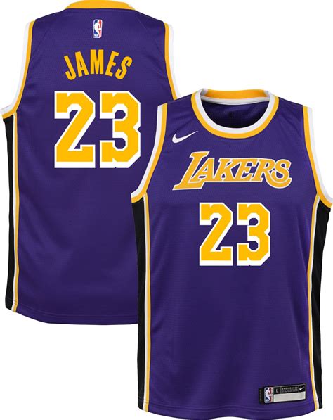 Nike has engineered this jersey with tailored construction and lightweight, breathable materials to be the cutting edge of innovation in bring your a game with the nike men's nba icon swingman jersey. Nike Youth Los Angeles Lakers LeBron James Dri-FIT ...