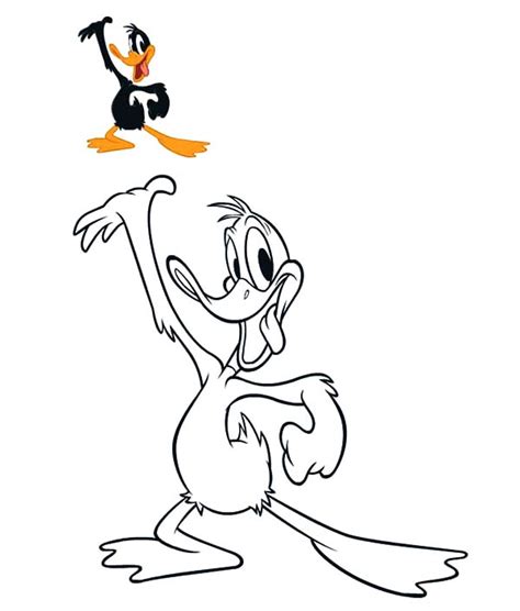 Daffy Duck Coloring Pages Netart Daffy Duck Coloring Pictures