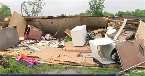 Severe Weather System Brings Tornadoes Hail To Gulf Coast