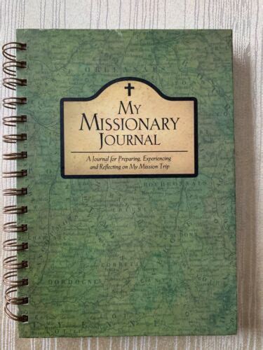 My Missionary Journal Hard Cover Spiral Mission Trip Journal Ebay