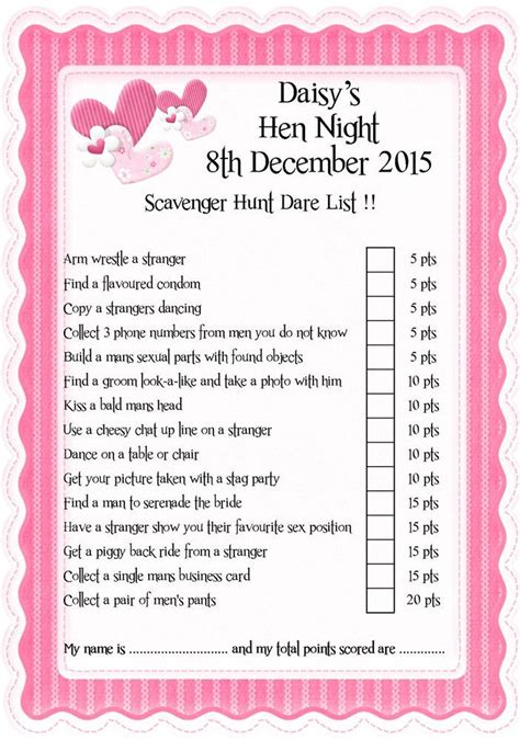 Pin By Faith Xie On Hen Night Bridal Shower Games Hen Night Ideas