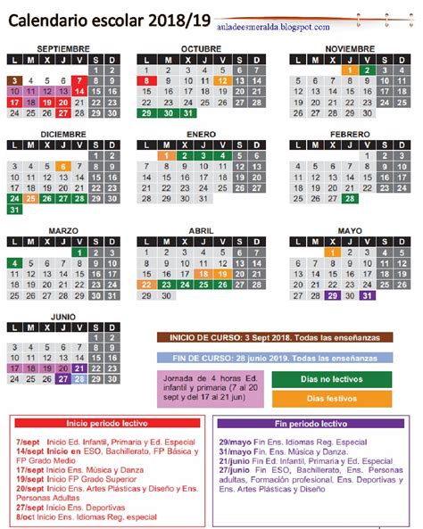 Consulta El Calendario Escolar Para El Ciclo Escolar 2018 2019