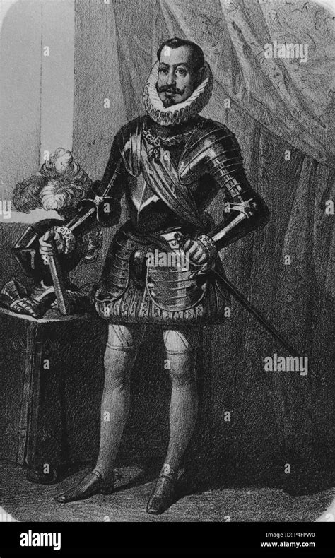 Felipe Iii Rey De EspaÑa 15781621 Litografia Siglo Xix Por J