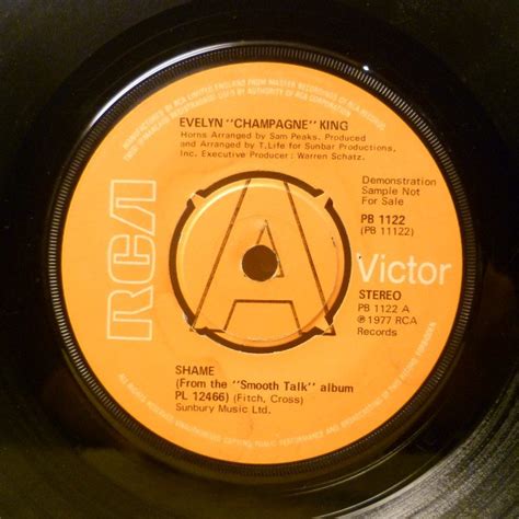 Evelyn Champagne King Shame 1977 Vinyl Discogs