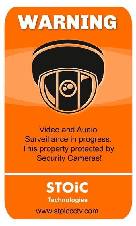 Home Security Home Security Signs And Decals Security Cctv Cameras In Use