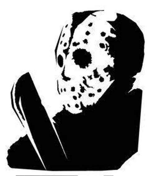 Jason Vorhees Friday The 13th Horror Vinyl Car Decal Bumper Window