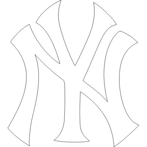 Yankees Logo Coloring Pages Coloring Pages