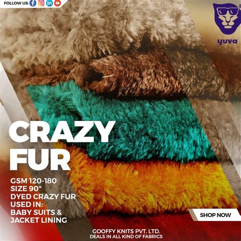 Crazy Fur Fabric At Rs 195kg Natural Fur Fabric In Ludhiana Id