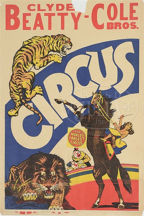 Circus Poster Vintage Circus Vintage Circus Posters