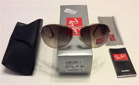 Ray Ban Aviator Gold Frame Brown Gradient Rb3454l 001 13