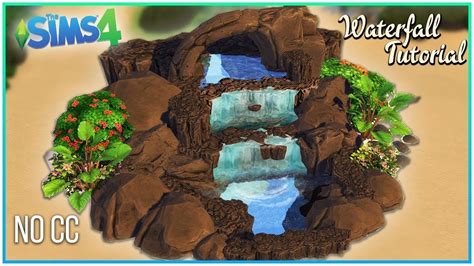 Sims 4 Waterfall Tutorial Kate Emerald Sims 4 Tutorial Sims