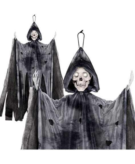 Decorlife 34 Hanging Grim Reaper Animated Halloween Decorations With