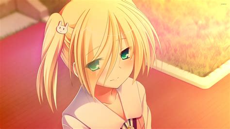 Blonde Girl With Green Eyes 2 Wallpaper Anime Wallpapers 40520