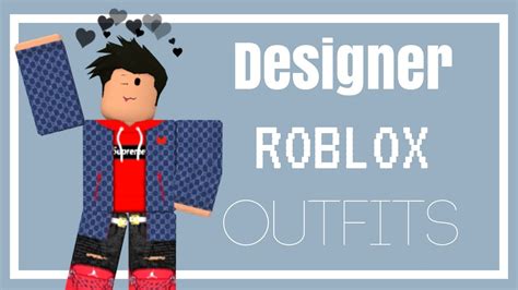 Designer Roblox Outfits Boys Youtube