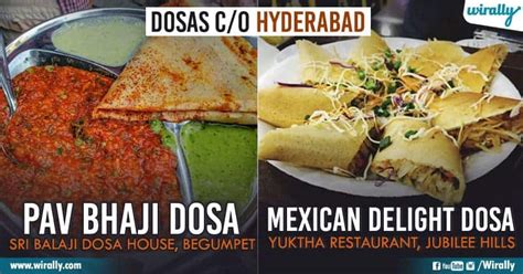 Places In Hyderabad Which Serve The Best Unique Dosas Wirally