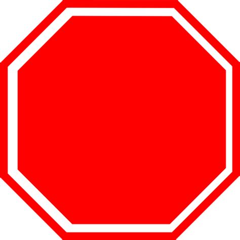 Download High Quality stop sign clip art blank Transparent PNG Images png image