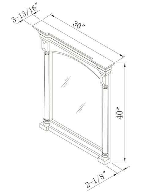 30" Regency Place Single Bath Vanity - Bathgems.com