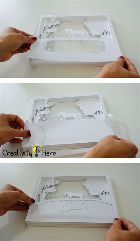 How To Create A 3D Paper Cut Light Box | DIY Project - Creativity Hero