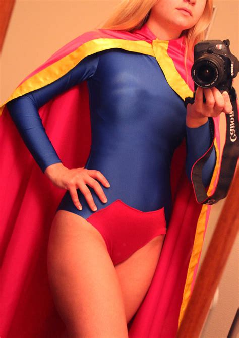 Sexy Tight Supergirl Cosplay Halloween Superhero Costume Spm