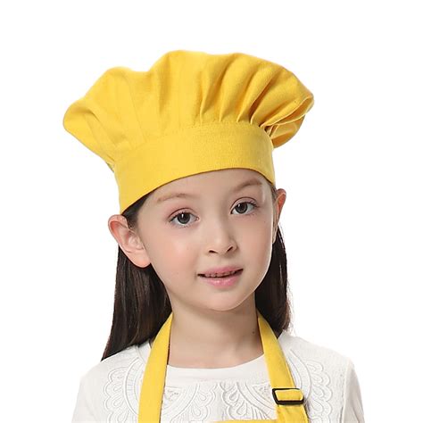 Price1pcsopromo Childs Chef Hat Kids Baker Costume Cotton Canvas