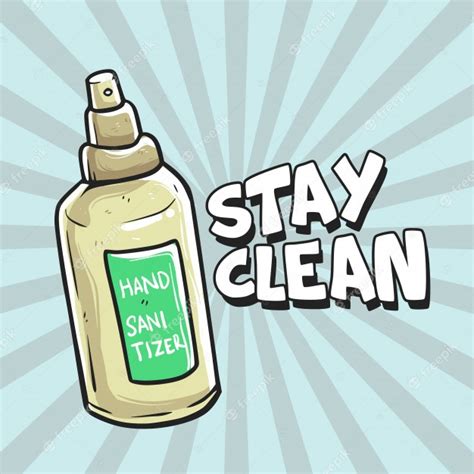 Premium Vector Stay Clean Illustration Premium