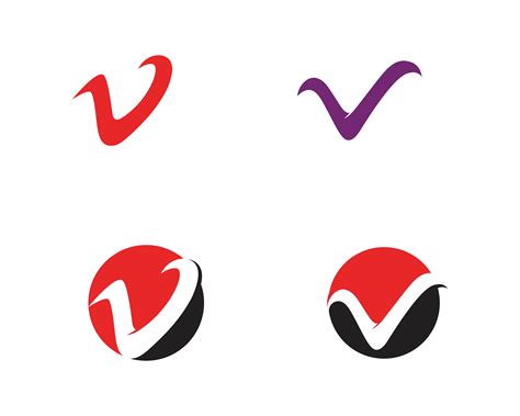 V Business Logo And Symbols Templates Vector 599973 Vector Art At Vecteezy