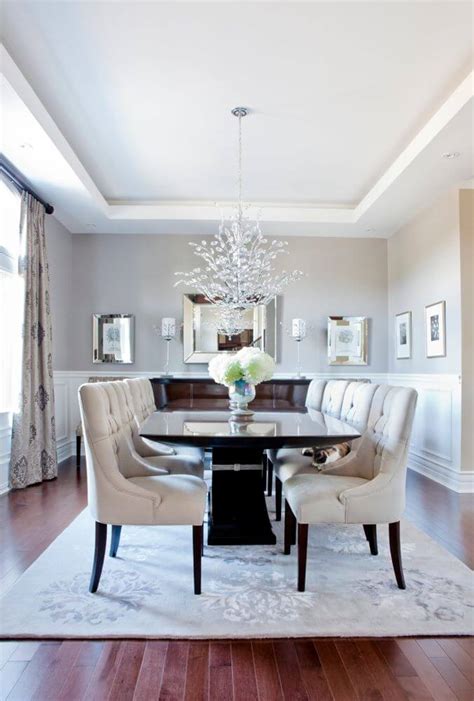 These dining room decorating ideas can help you transform an ordinary room into a glamorous, modern, traditional, or romantic dining area. 25 Transitional Dining Room Design Ideas - Decoration Love