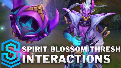 Spirit Blossom Thresh Special Interactions Youtube