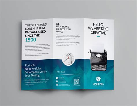 Ocean Corporate Tri-Fold Brochure Templates · Graphic Yard | Graphic ...