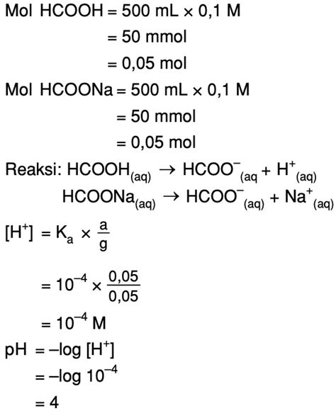 Hitunglah Ph Larutan Yang Terbentuk Dari Campuran Berikut B Ml Hot
