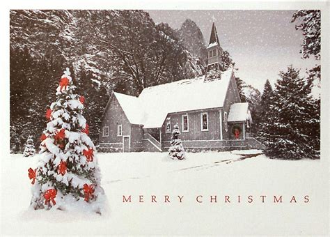 Quaint Country Church Winter Scenes From Cardsdirect