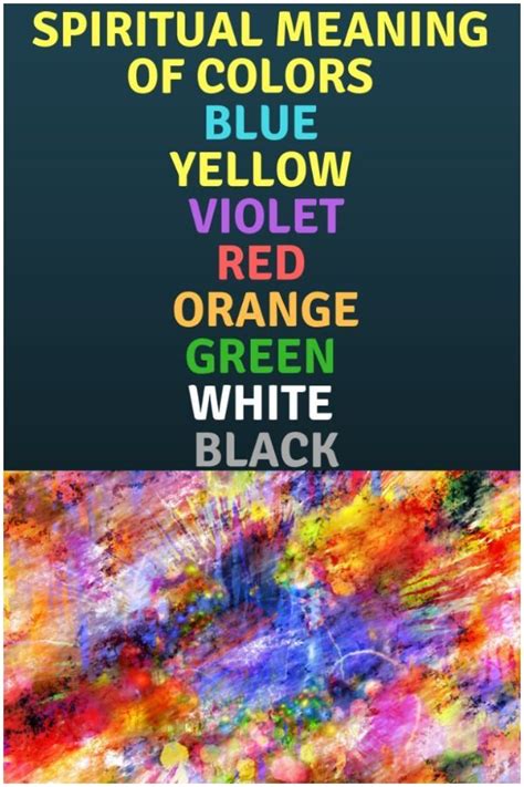 The many facets of the color yellow bespeak its incredibly impactful spirit. Spiritual Meaning of Colors - Blue, Yellow, Violet, Red ...