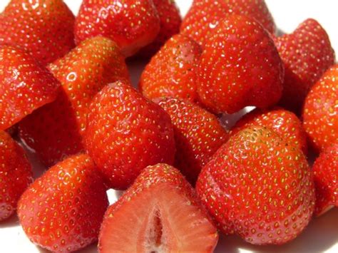 Strawberries Cut In Half Fruit Free Stock Photos In Jpeg 