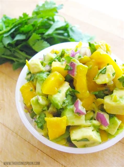 Easy and versatile, it's wonderful in so many different recipes and it will brighten up your summer barbecue or dinner party. Mango Avocado Salsa | The Rising Spoon