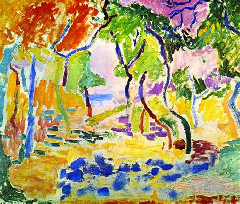 Henri Matisse Landscape Near Collioure Study For The Joy Of Life