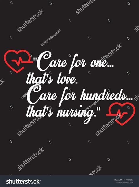Care One Thats Love Care Hundreds Stock Vector Royalty Free
