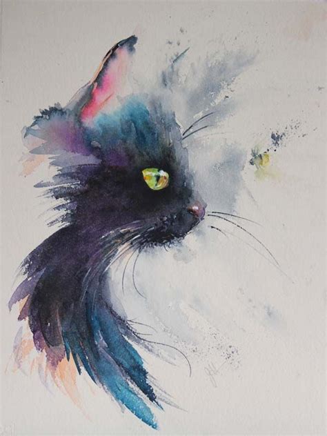 Easy Cat Watercolor Painting Distributionlader